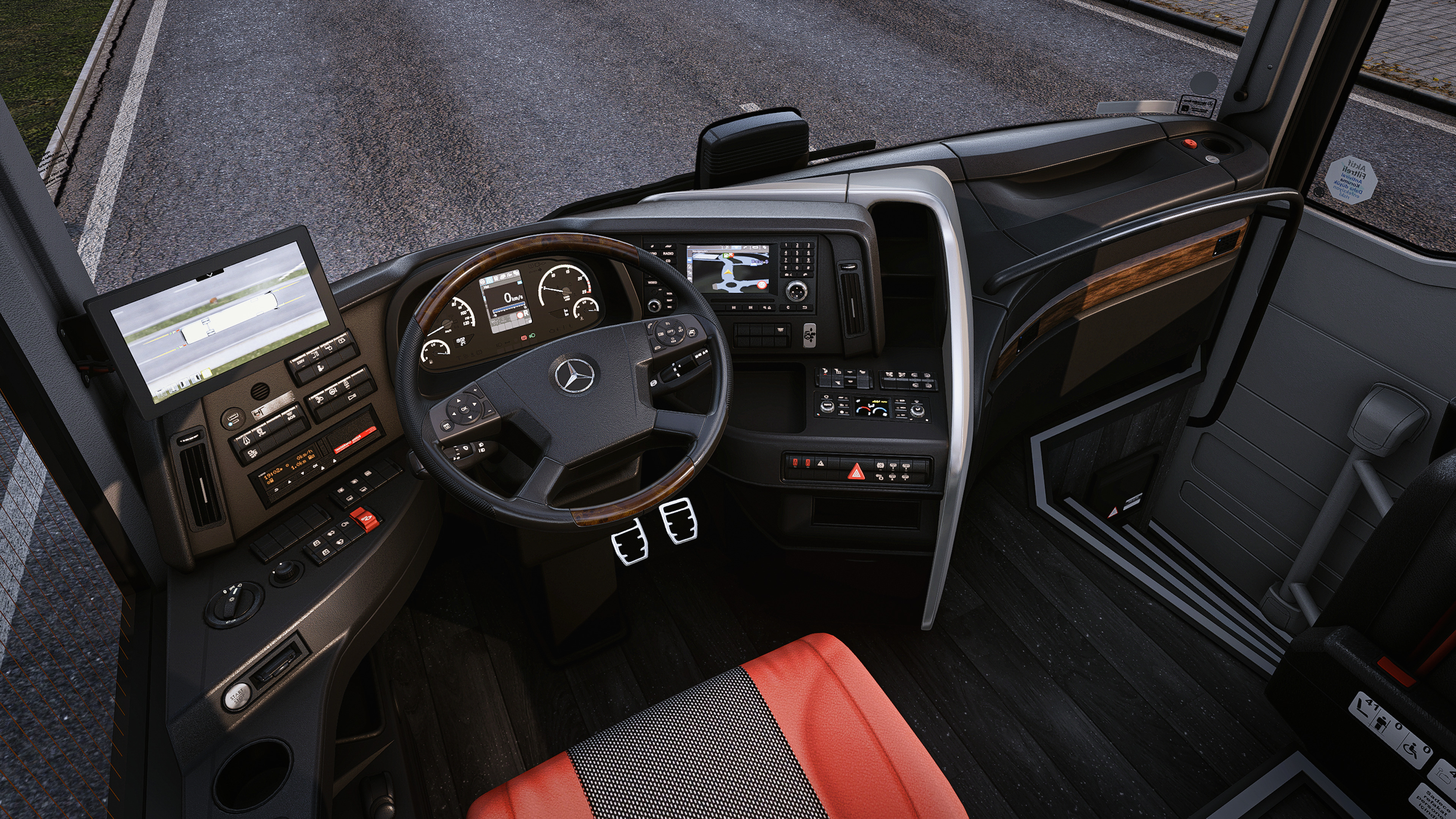 Autobús HVT Coach Bus interior en TruckersMP